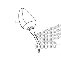 OEM Genuine Brake Clutch Mirror Honda CB500F 2013 2014 2015