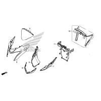 Genuine Front Cowling Spare Parts Honda CB500F 2013 2014 2015