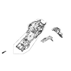 Partie Garde Boue CBR500R 2022/23