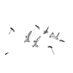 Partie Repose Pied CBR500R 2022