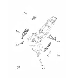 Yamaha YZF R15 / R15M Original Footrest Parts