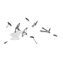 Honda CBR650R 2024 2025 Pièces Partie Repose Pied Origine