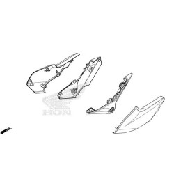 Side Covers MSX GROM 125 2024