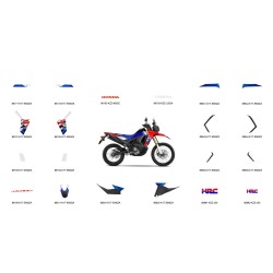 Autocollants CRF300 RALLY