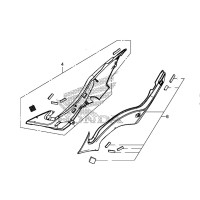 Pièces Carénages Couvres Centre Origine Honda CB650F