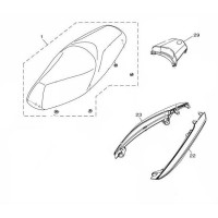 Partie Arrière / Selle Tricity 125