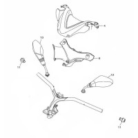 Steering Handle Tricity 125