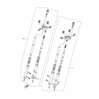 Pièces Fourche Avant Origine Yamaha Tricity 125 2014 2015