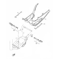 Genuine Footrest Board Parts Yamaha Tricity 125 2014 2015