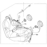 Pièces Eclairages Phare Clignotant Origine Yamaha YZF-R3 / R25 2015 2016 2017 2018