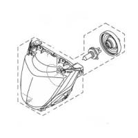 Pièces Eclairages Phare Clignotants Origine Yamaha MT-03 / MT-25