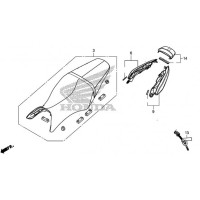 Genuine Seat Rear Cowling Parts Honda CB650F 2017 2018