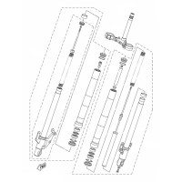 Pièces Fourche Avant Origine Yamaha YZF R15 2017 2018 2019 2020