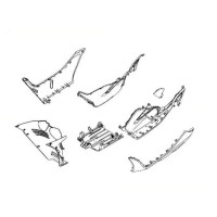 Original Floor Step Parts Honda PCX 125/150 2018 2019 2020
